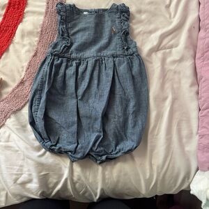 Polo by Ralph Lauren Chambray Kids Romper